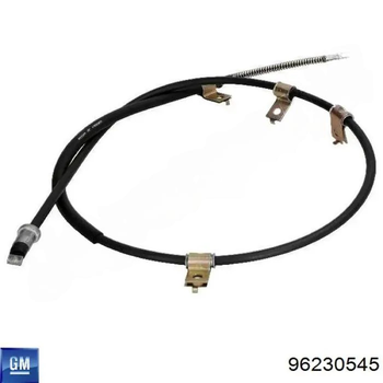 Левый трос ручного тормоза Ланос GM (96230545)