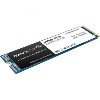 Твердотільний накопичувач SSD 512Gb, Team MP33, PCI-E 3.0 x4, M.2 2280, 3D TLC, 1700/1400 МБ/с (TM8FP6512G0C101)