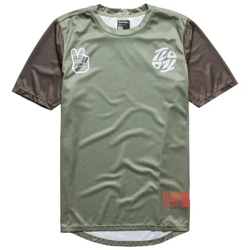 Велоджерси TLD Flowline SS Jersey Flipped M Olive Troy Lee Designs (1106-335479013)