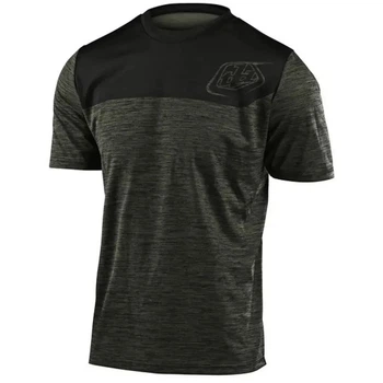 Велоджерси TLD Flowline S/S Jersey Shield Green/Black S Troy Lee Designs (1106-335038042)