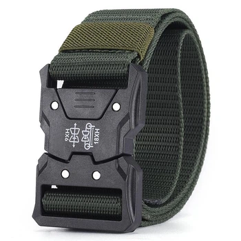 Ремінь чоловічий з пряжкою Belt Green