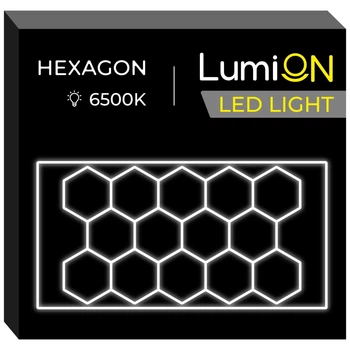 Світильник світлодіодний шестикутний LumiOn L0-1, 531 x 291 см