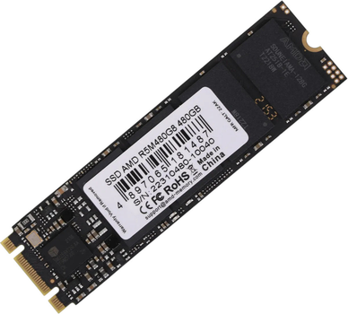 SSD диск AMD Radeon R5 480GB M.2 SATA III 3D NAND TLC (R5M480G8)