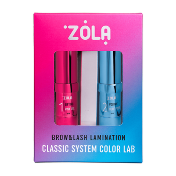 Набір для ламінування брів та вій Color lab Brow&Lash Lamination Classic System Zola