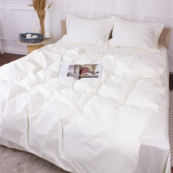 Комплект постельного белья MirSon Poplin Line 002 Milky White 175 x 210 см (2200006277798)