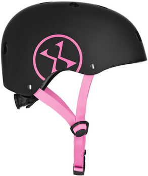 Шолом Nils EXTREME MTW001-1 S 52-56 см Чорно-рожевий (16-70-336) (5907695584691)