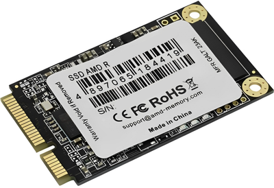 SSD диск AMD Radeon R5MS 128GB 2.5" mSATA III 3D NAND TLC (R5MS128G5)