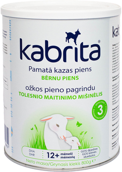 Суха молочна суміш Kabrita 3 на козячому молоці від 12 міс 800 г (8716677008622)