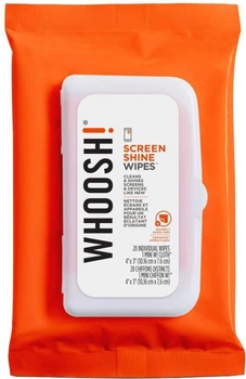 Салфетки для очистки экрана Whoosh! 20 Wipes с микрофиброй 20 шт. (1FG20WPENFR)