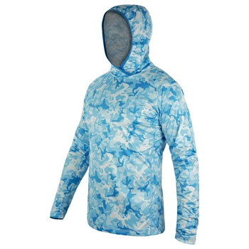 Футболка Fahrenheit Solar Guard Hoody, XL, Sky Camo, с капюшоном защита от солнца.,FASG26048 XL