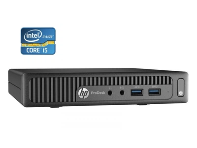 Неттоп HP ProDesk 400 G2 mini USFF / Intel Core i5-6500T (4 ядра по 2.5 - 3.1 GHz) / 8 GB DDR4 / 128 GB SSD + 1000 GB HDD / Intel HD Graphics 530 б/у