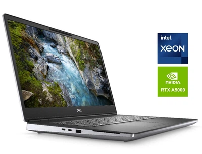Мобильная рабочая станция Dell Precision 7760 / 17.3" (1920x1080) IPS / Intel Core i9-11950H (8 (16) ядер по 2.6 - 5.0 GHz) / 64 GB DDR4 / 1000 GB SSD M.2 / nVidia RTX A5000, 16 GB GDDR6, 256-bit / WebCam б/у