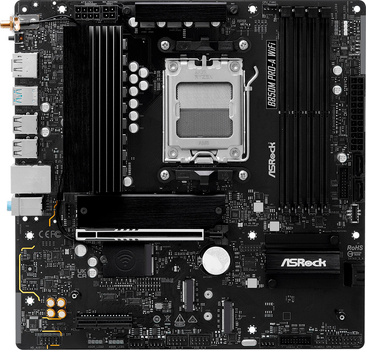 Материнська плата ASRock B850M Pro-A Wi-Fi (sAM5, AMD B850, PCI-Ex16)