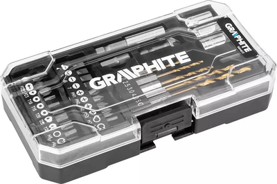 Набір свердл і біт Graphite 56H613 50 шт. (5902062045997)