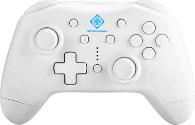 Kontroler bezprzewodowy Deltaco Gaming Nintendo Switch/PC BT White (GAM-103-W)
