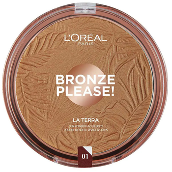 Бронзер для обличчя L'Oreal Paris Bronze Please la terra 01 Light Caramel 18 г (3600522109280)