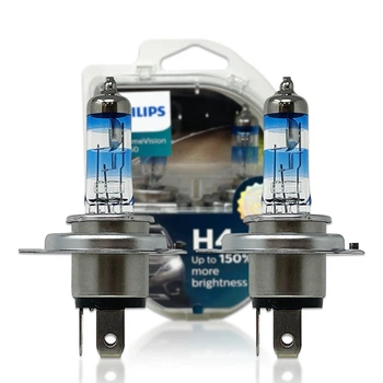 Комплект галогенових ламп PHILIPS 12342XVPS2 H4 60/55W 12V P43T X-tremeVision Pro150 +150%