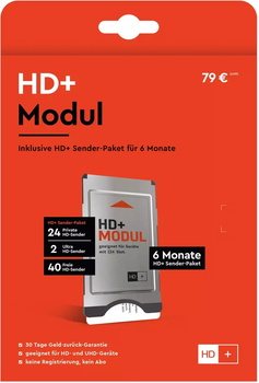 Moduł HD plus pakiet kanałów HD+ na 6 miesięcy (4260155560347)