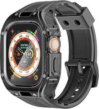Захисний бампер Promate Caseband для Apple Watch 49 мм Black (caseband.black)