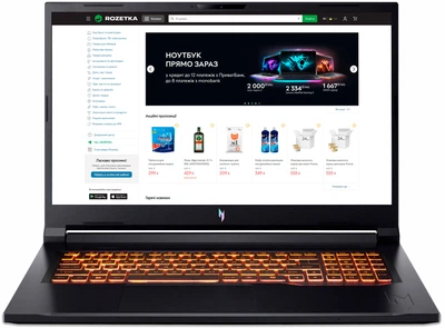 Ноутбук Acer Nitro V 17 AI ANV17-61-R3YH (NH.QWKEU.002) Obsidian Black