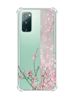 Чехол с утолщенными углами на Samsung Galaxy S20 FE :: Сакура в цвету (принт 286)