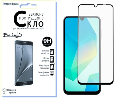 Защитное стекло FINE LINE для смартфона Samsung Galaxy A16 Black (FL-TGFG-378)