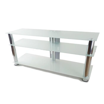 Тумба под TV из стекла 1250х350х569 Commus Аскет MX Satin Chr