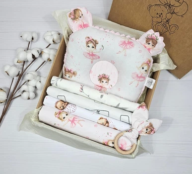 Набор пеленок для новорожденных a.l.babybox Маленькая балерина