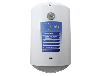 Водонагрівач електричний Isto Dry Heater 1,5 кВт 80 л сухий тен білий (IVD804415/1h)