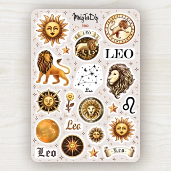 Стикерлист с наклейками MriyTaDiy, модель "Leo"