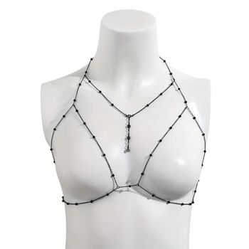 Портупея на тіло Etosell BB-0335 One Size Чорна