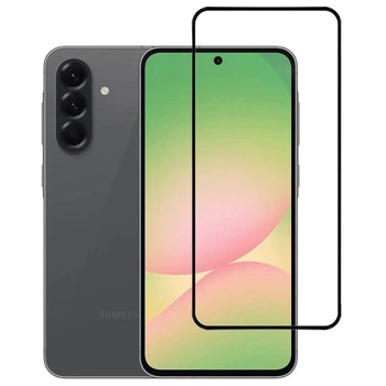 Защитное стекло TDG 9D для Samsung Galaxy A56 5G (A566) полная проклейка черный