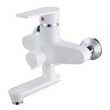 Змішувач для ванної PLAMIX OSCAR-008 EURO SET WHITE