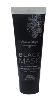 Black MASK Черная с активированным углем Elixir Маска-пленка очищающая для лица 75 мл Elixir