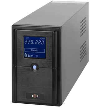 Джерело безперебійного живлення LogicPower LPM-UL1100VA, Lin.int., AVR, 3 x евро, USB, металл (LP4984)