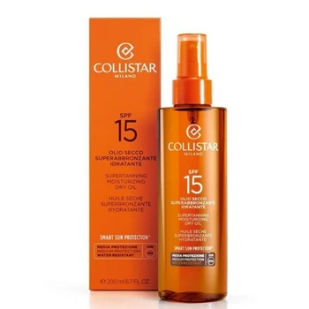 Масло для загара COLLISTAR SUPERTANNING DRY OIL, SPF 15 200мл - K26061