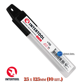 Лезо сегментне Intertool 25 мм (10 шт.) (HT-0523) – фото, відгуки
