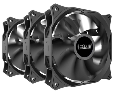 Вентилятор PcCooler DN 120 BK 3in1, чорний (DN 120 BK 3in1)