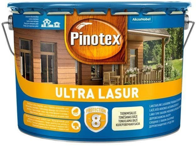 Деревозащитное средство Pinotex Ultra Lasur , тиковое дерево , 3л