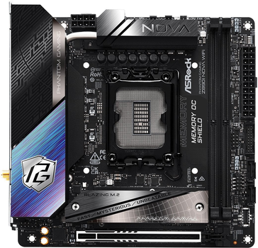 Материнська плата ASRock Z890I Nova Wi-Fi (s1851, Intel Z890, PCI-Ex16)