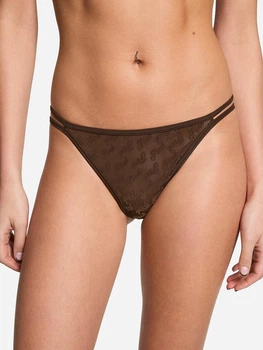 Трусики стрінги жіночі Victoria's Secret 26847842 S Коричневі (193223227899)