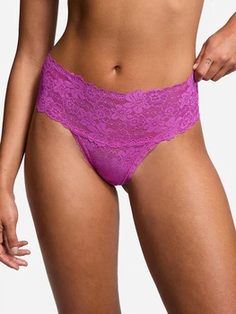 Трусики танга жіночі Victoria's Secret 26856587 XS Фіолетові (193223227885)