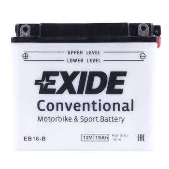 Аккумуляторы для мотоциклов EXIDE Moto 6CT 19Ah L+ EB16-B
