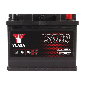 Автомобильный аккумулятор YUASA 3000 6CT 62Ah R+ YBX3027
