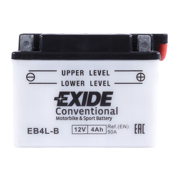 Аккумуляторы для мотоциклов EXIDE Moto 6CT 4Ah R+ EB4L-B