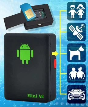 Мини трекер A8 с функцией GPS и микрофоном для отслеживания 3450