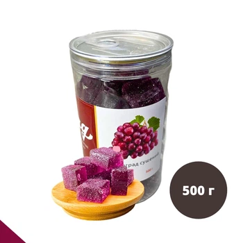Мармелад из винограда натуральный 500 г в герметичной упаковке Grape King (G-King-6-500)