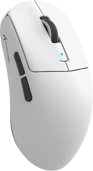 Ігрова Мишка ATTACK SHARK R6 White 8000Hz Безпровідна Трирежимна 2.4G/Bluetooth/Кабель, PAW3950MAX, 42000 DPI, 38грам Ультралегка. Win/Mac