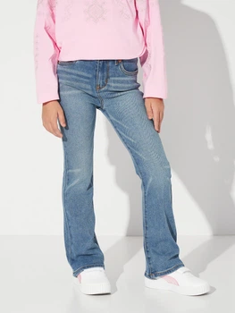 Детские джинсы-клеш для девочки Levi's Lvg 726 High Rise Flare Jean 3EG970-MAQ-LV 104 см (4A) Голубые (3666643041274)
