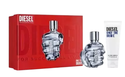 Набір для чоловіків Diesel Only The Brave Туалетна вода 50 мл + Гель для душу 75 мл (3614274319880)